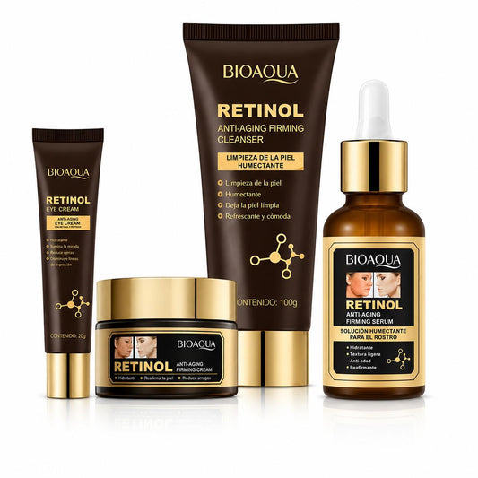 ✨🌟 KIT BIOAQUA RETINOL ANTI-EDAD – ¡Recupera una Piel Más Firme, Hidratada y Radiante! 🌟✨